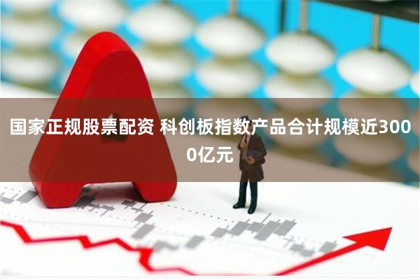 国家正规股票配资 科创板指数产品合计规模近3000亿元