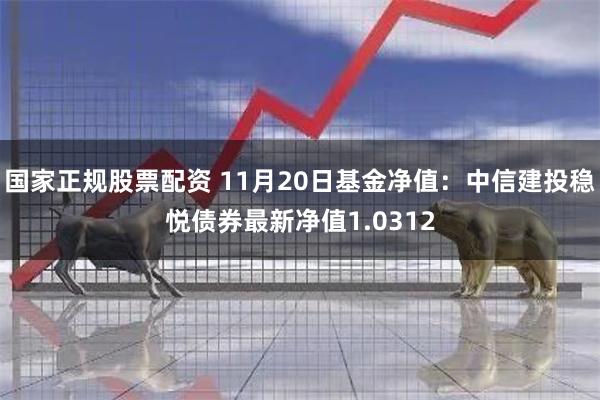 国家正规股票配资 11月20日基金净值：中信建投稳悦债券最新净值1.0312