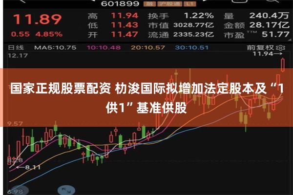 国家正规股票配资 朸浚国际拟增加法定股本及“1供1”基准供股